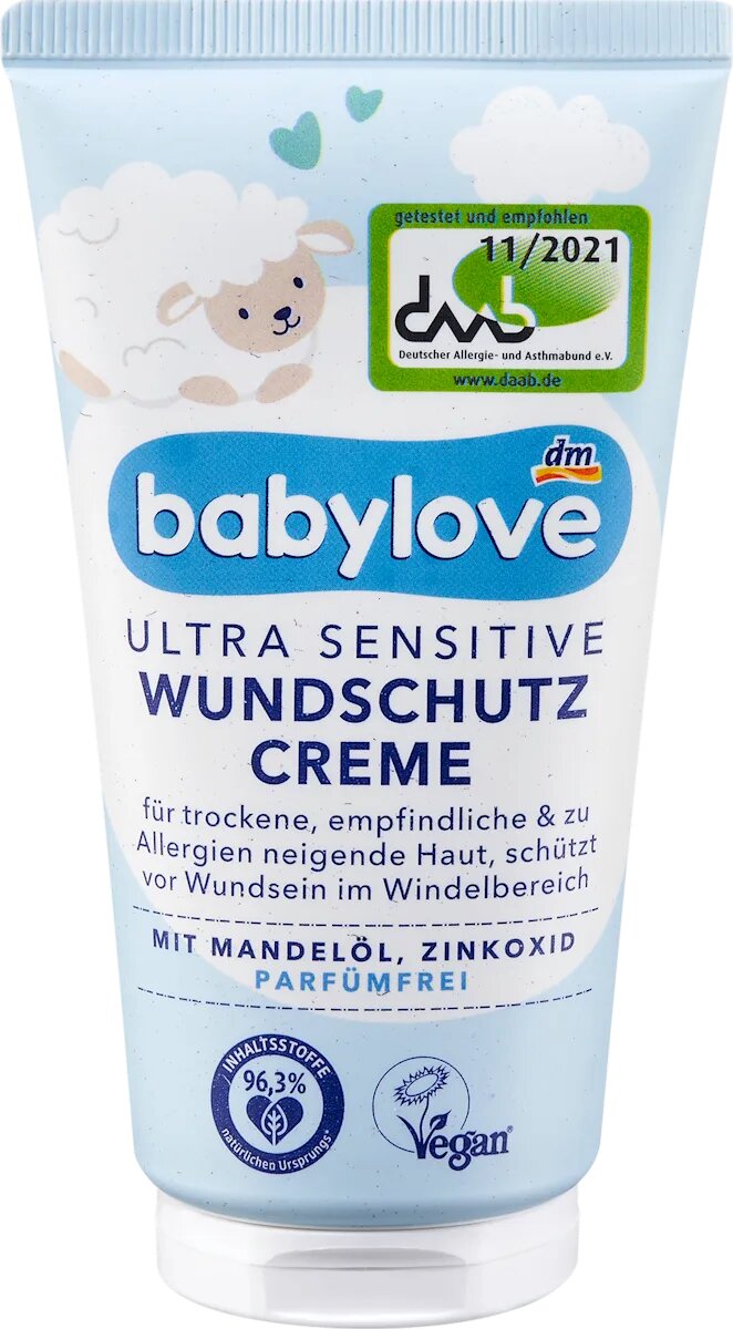 Крем для захисту ран ультрачутливий babylove, 75 мл (Німеччина